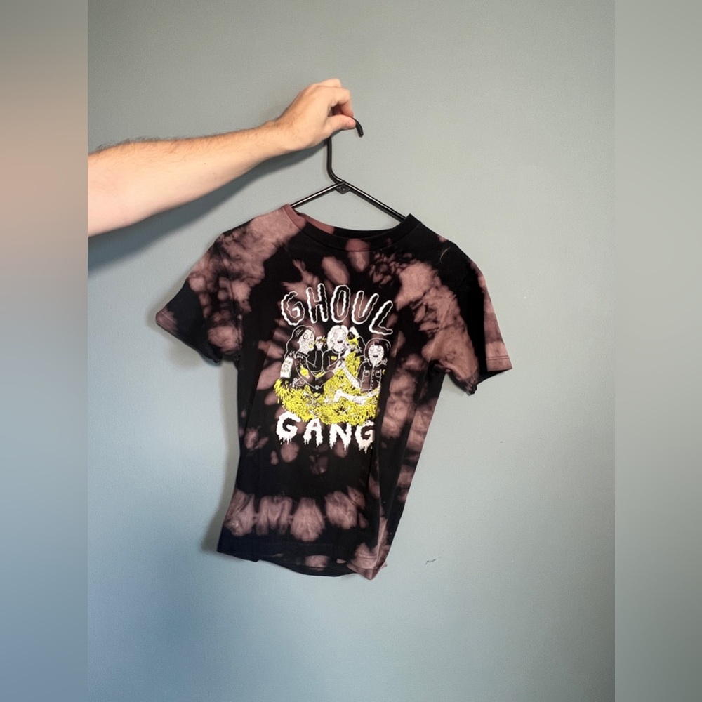 Ghoul gang bleach dyed shirt